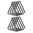 thumbnail image 1 of Estante para tablas de cortar, organizador vertical de metal negro para encimera de cocina, soporte de hierro para tapa de olla, ahorrador de espacio, 1 of 8