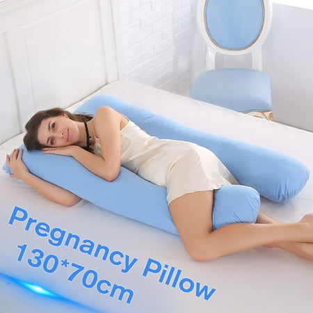 Body U Shaped Pillow Pregnancy Maternity Pillow for Side Sleeping , Cotton Pillow Comfortable Sleeping Support, Nursing Cushion for Baby with