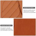 thumbnail image 2 of IFANLANDOR 1 Paire de Gants de Travail pour Femmes avec Sangles Réglables pour Environnements Extérieurs Imitation Velours Marron, 2 of 8