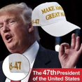thumbnail image 2 of MAGA Hat Make America-Great Again Black Hat D T 2024 Baseball Cap USA 45th-47th[ NEW Better, 2 of 7