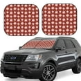 thumbnail image 1 of Fotbe Cute Pig with Coins 2-Piece Car Windshield Sun Shade | Sun Blocker for Car Windshield | Foldable Automotive Interior Accessories for Sun Protection-Small, 1 of 6