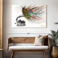 thumbnail image 3 of Elephant Stock Radical Rhapsody Wall Art - Horizontal Canvas Wall Art - Living Room Wall Decor - Music Canvas - Gray And Gold Decor By Ashvin Harrison - 48" x 32", 3 of 8