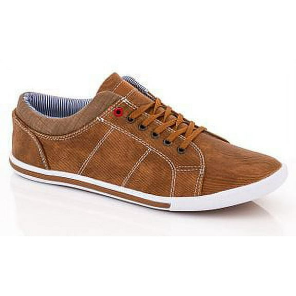 Franco Vanucci Men's Lace-up Canvas Sneakers