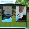 thumbnail image 4 of Aimee Lii 6 Feet Kids Entertaining Trampoline with Swing Safety Fence, Outdoor Kids Trampoline, Blue, 4 of 10