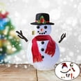 thumbnail image 4 of Kit de decoración de muñeco de nieve navideño, disfraz de traje, ojos, juguete de regalo para jardín, muñeco de nieve F, 4 of 8