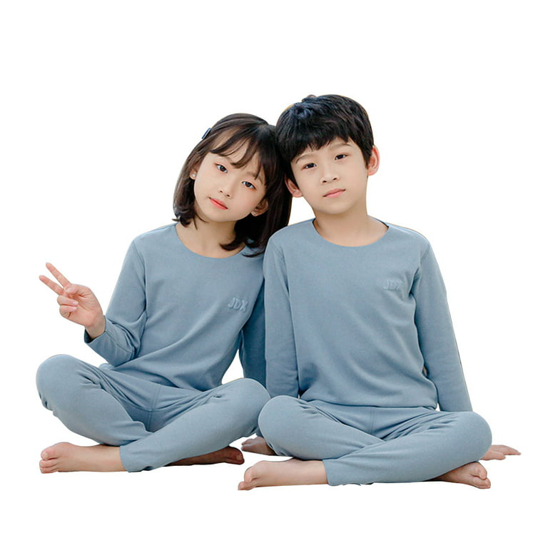 HAWEE Boys and Girls Thermal Underwear Kids Fleece Lined Thermals