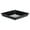 Black, variant on Durable Square Saucer for Indoor and Outdoor Garden Flower Pots Water Catcher Tray