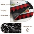 thumbnail image 6 of Area Rugs 2.7'x5', Black Red Christmas Carpet for Living Room Bedroom Dining Room, Snowman Xmas Tree Snowflake Plaid Throw Kitchen Rugs Non Slip Washable Rectangle Indoor Outdoor Rugs, 6 of 8