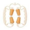thumbnail image 1 of Rodillo de masaje muscular de mano para celulitis, herramienta de masaje de fascia con 4 ruedas para esculpir, corredores y gimnasios. Beige, 1 of 7
