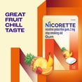 thumbnail image 6 of Nicorette Nicotine Gum, Stop Smoking Aids, 2 Mg, Fruit Chill, 160 Count, 6 of 14