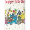 Sesame Street Vintage 1990 'Big Bird and Friends' Paper Tablecover (1ct)