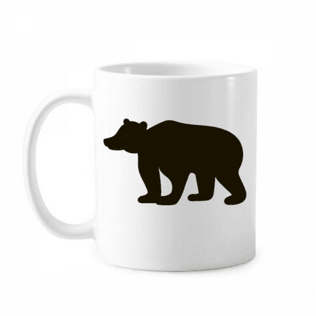 

Black Bear Cute Animal Portrayal Mug Pottery Cerac Coffee Porcelain Cup Tableware