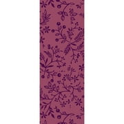 A. E. Nathan 36" x 44" Aubusson Blender Vines Purple Fabric, 1 Each