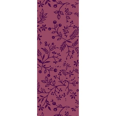 A. E. Nathan 36" x 44" Aubusson Blender Vines Purple Fabric, 1 Each