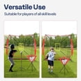 thumbnail image 5 of SPECSTAR Baseball Net, 7 x 7 ft Baseball Softball Hitting Net with Large Ball Collection System, with 2 Strike Zone, Batting Tee,Caddy, Carry Bag, 5 of 8