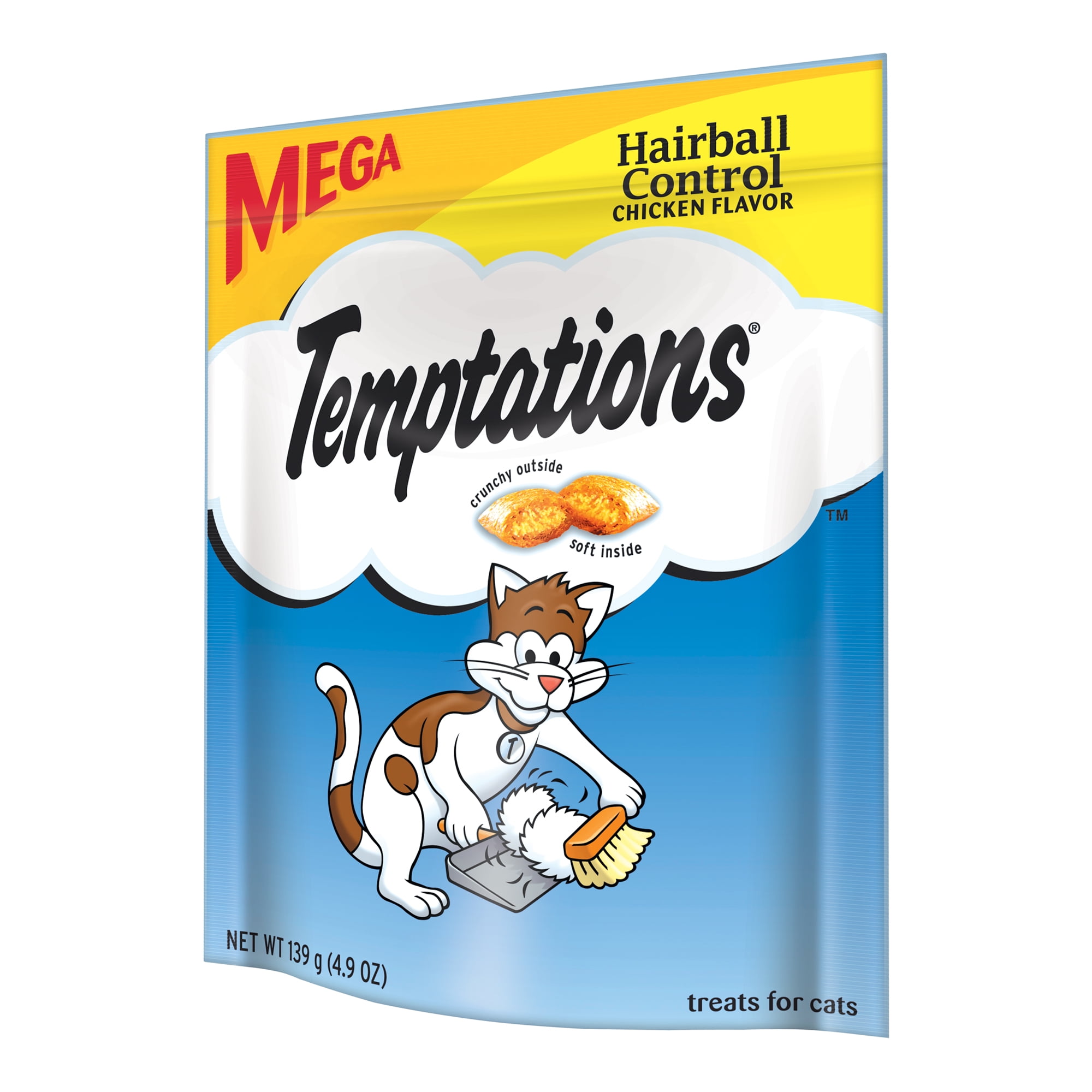 TEMPTATIONS Classic Treats for Cats Savory Salmon Flavor 6.3 Ounces