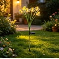 thumbnail image 5 of Solar Fiber Optic Garden Stake, Cherry Blossom Flower Light, Waterproof Pathway Decor, Color Changing LED Stake for Walkway, Outdoor Lawn Art for Spring & Summer​, B, 5 of 5