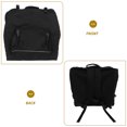 thumbnail image 3 of COMPUKAS Adjustable Black Oxford Cloth Accordion Bag Padded Backpack for Musical Instrument Storage, 3 of 8