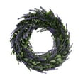 thumbnail image 3 of Artificial Wreath, Door Wreath 17 Inch Lavender Spring Wreath Round Wreath for The Front Door, Home Decor, 3 of 5
