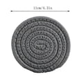 thumbnail image 3 of MMJ Placemats Natural Round Rope Woven Heat Resistant Table Mats Multipurpose Indoor Outdoor Dining Table Protection Set of 8, 3 of 5