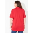 thumbnail image 2 of Catherines Women's Plus Size Short Sleeve Polo, 2 of 4