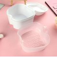 thumbnail image 1 of Denture Case, Denture Cup with Strainer,False Teeth Storage Box with Basket Net Container Holder for Travel, Retainer Cleaning (White), 1 of 7