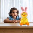 thumbnail image 2 of Dibujos animados de animales de peluche amarillo con sombrero Muñeca amarilla Muñeca linda Arrojar almohada Cojín Adorno Muñeca Cumpleaños Animal de peluche Animal de peluche, 2 of 3