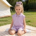 thumbnail image 6 of Soepste 12-18 Month Girl Clothes Summer Girls Summer Sets Toddler Girl Outfits Baby Girl Summer Clothes Sleeveless Tops And Shorts Clothing Sets, 6 of 9
