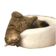 thumbnail image 1 of 7 x 20 x 17 in. Mysterious Kitty Kuddler Bed - Charcoal, 1 of 1