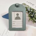 thumbnail image 1 of Estuche protector para libreta de cuero sintético para regalo de negocios, para viajes, con etiqueta para equipaje, 1 of 5