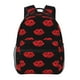 thumbnail image 1 of Disketp Red Beautiful Lips Mochila Estampada para Hombre y Mujer – Mochila Ligera Clásica con Múltiples Bolsillos para Universidad, Trabajo y Viajes-One Size, 1 of 5