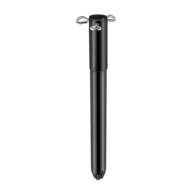 WHEANG Fixing Clip Artificial Tree Height Extender Tree Platform Tree Base Extension Pole with 3 Fixing Screws Make Tree Taller 0.51.25 Inch Tree One Size Black