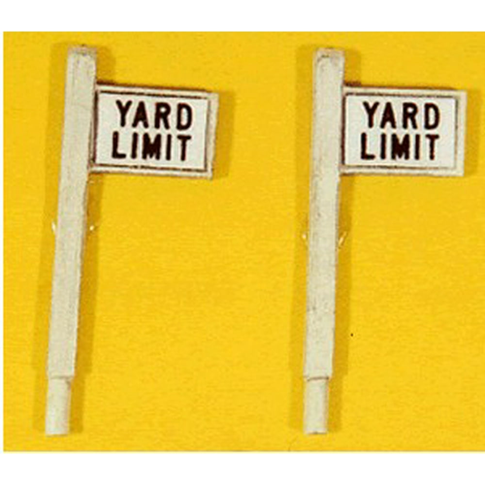 HO Custom Yard Limit Sign Set (2)