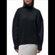 thumbnail image 1 of Suéteres de Cuello Alto para Mujer, Corte Holgado, para Otoño e Invierno. Negro M, 1 of 8