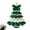 Green, variant on YILANP Crochet Christmas Tree, Handmade Crochet Christmas Tree with Ornaments Snow Crochet Xmas Tree for Christmas Home Office Desk Shelf Table Decor Holiday Birthday Gifts (Christmas Green)