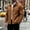 (Casual 20)Coffee, variant on Mans Canvas Utility Field Jacket, Lapel Collar Long Sleeve Casual Outerwear, Solid Color Regular Fit Coat with Pockets for Daily Wear, Light Hiking and Casual Trips