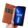 thumbnail image 5 of Funda para iPhone 13 Pro Max Estuche de Cuero PU Tipo Cartera con Ranuras para Tarjetas y Cierre Magnético, 5 of 5