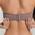 thumbnail image 7 of Hduncf Push Up Strapless Bras for Women Supportive Bandeau Bra Fashion Solid Color Wireless No Underwire Padded Tube Bra Brown XS, 7 of 7