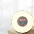 thumbnail image 2 of XIHAMA-Digital Radio Clock Sunset Sunrise Simulation Tabletop Dimmable Adjustable Colorful LED USB Powered Alarm Clocks Home Supplies, 2 of 7