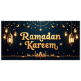 thumbnail image 3 of Elegant Ramadan Kareem Decor Star Moon Elements Banner for Celebrations Gathering Background Blessings Backdrop Lantern Prayer Decorations, 3 of 8