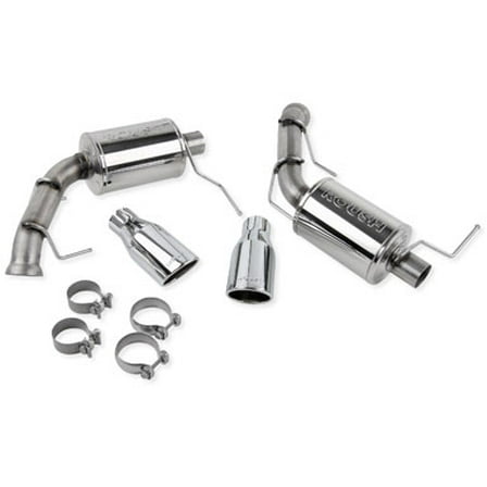 Roush Performance 2011-14 Exhaust Kit, Dual Axle-Back w/ Round Tips, Enhanced So