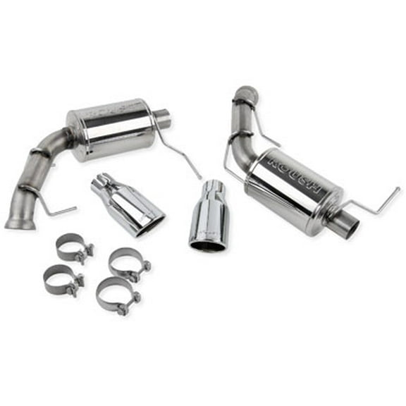 Roush Performance 2011-14 Exhaust Kit, Dual Axle-Back w/ Round Tips, Enhanced So