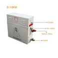 thumbnail image 4 of Steam Generator 220/380 Home Steam Maker Machine Sauna Bath SPA Steam Shower 9KW Digital Controller Mist Making Machine ST-90, 4 of 5
