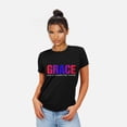thumbnail image 2 of Women's Graphic T-shirt GRACE - God's Unmerited Favor (Medium), 2 of 4