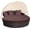 Brown, variant on Outdoor Daybed Cushion Cover, 66" Replacement Daybed Cover with Elastic Band, Sun Bed Cushion Cover, Outdoor Round Bed Cushion, Cover ONLY (Daybed NOT Included), Brown