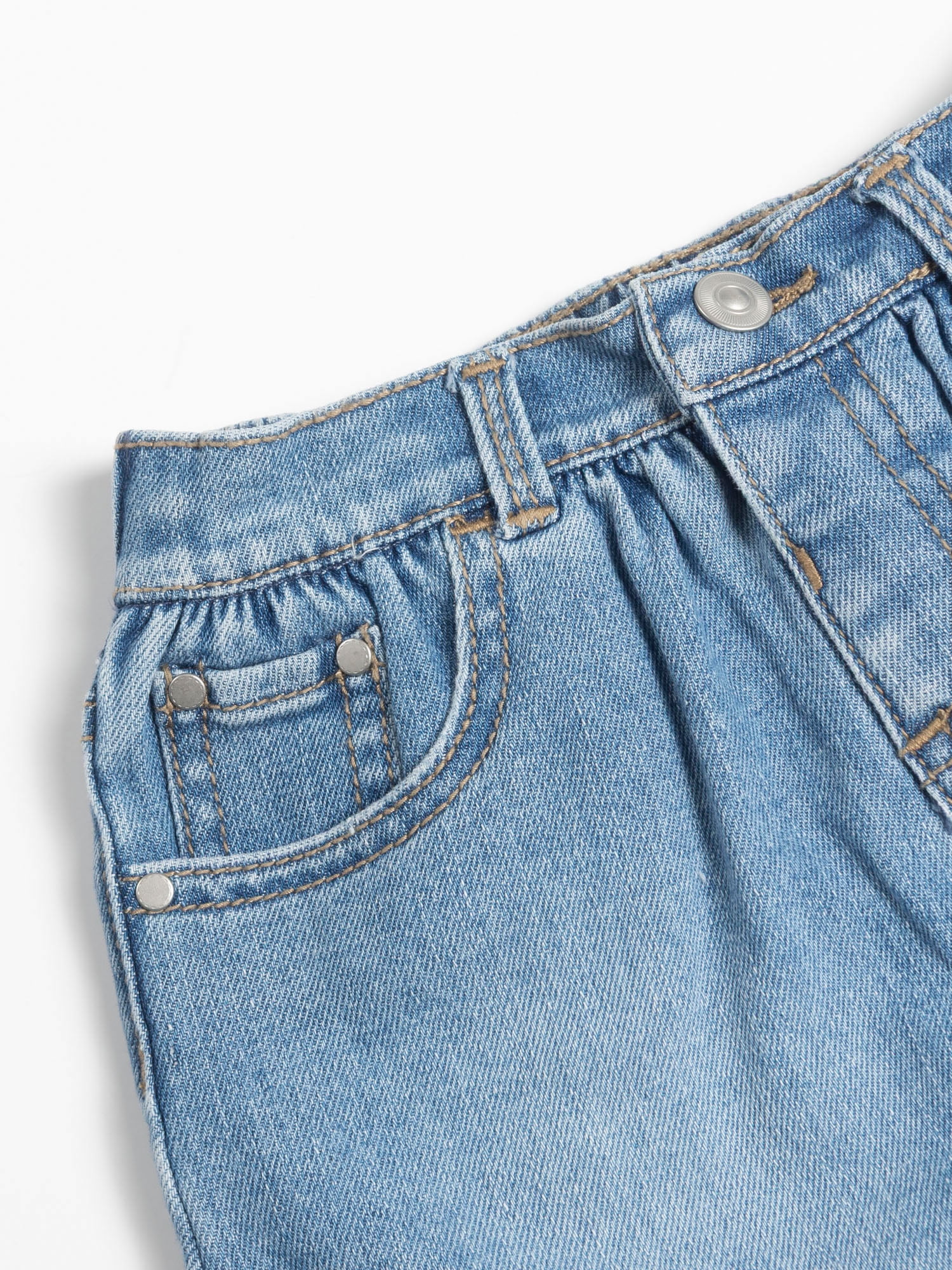 Wonder Nation Toddler Girl Denim Skort, Sizes 12 Months - 5T