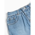 thumbnail image 3 of Wonder Nation Toddler Girl Denim Skort, Sizes 12 Months - 5T, 3 of 4