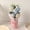 D, variant on Handmade Crochet Flower Bouquet - Cute Artificial Flowers for Valentine's Day, Birthdays, and Anniversaries - Perfect Spring Home Decoration
