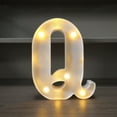 thumbnail image 5 of HaoXun LED Letter Lights Alphabet Lamp - ABS Plastic Marquee Letters with Built-in LED Lighting for Birthday Party Wedding Home Decorations, 5 of 6
