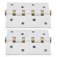 thumbnail image 4 of Bisagra de puerta de acero inoxidable de 4 pulgadas y 3mm, silenciador de hojas sueltas, bisagras amortiguadoras, rodamiento silencioso para puertas de madera, 4 of 11